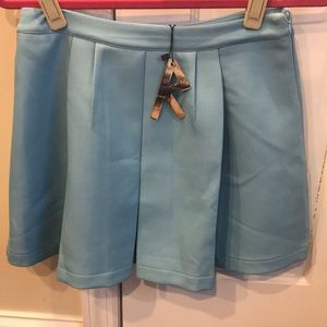 Rehab Blue Pleated Skirt